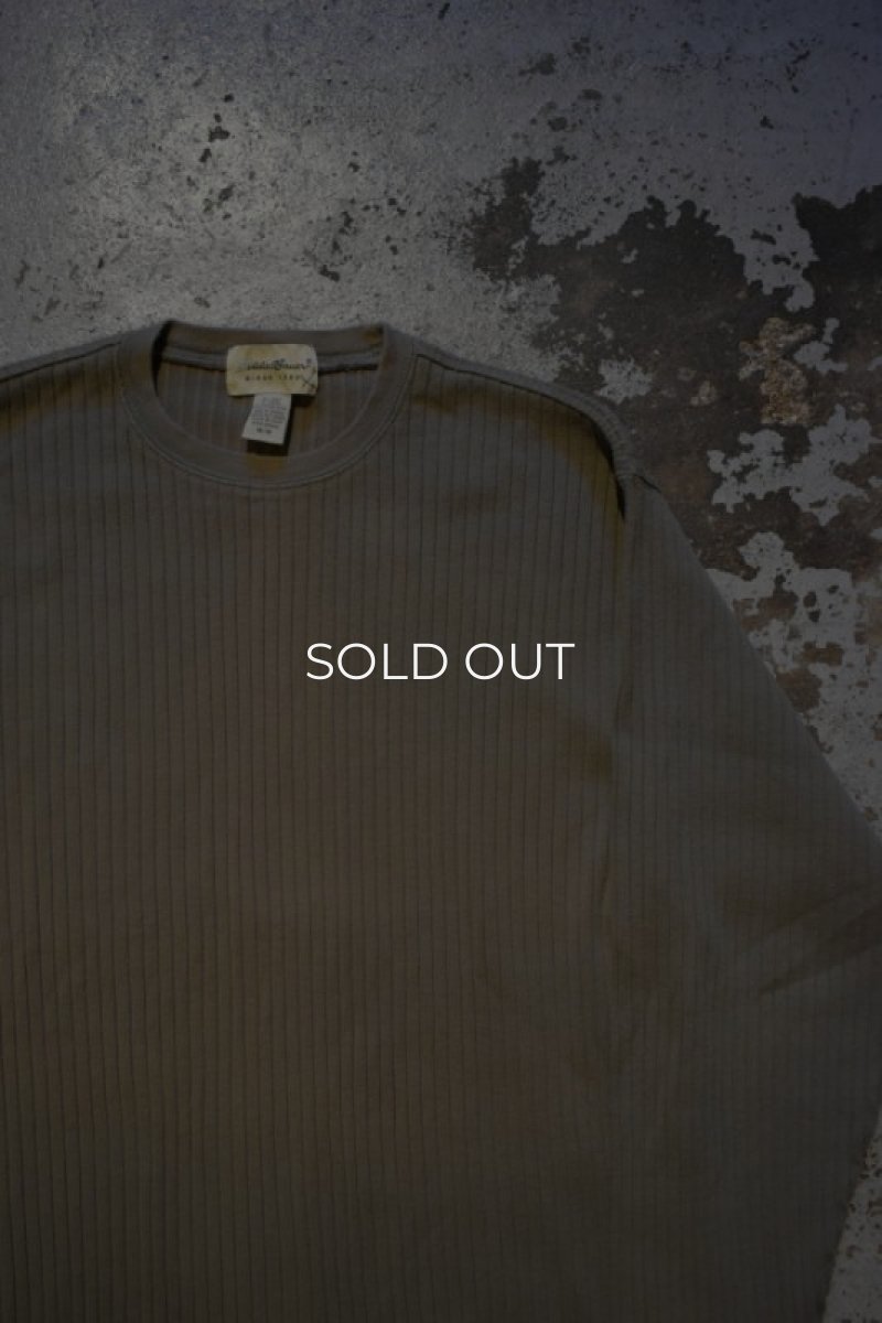 画像6: 90's Eddie Bauer cotton knit tee (6)