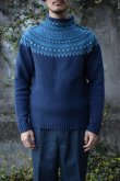 画像1: 90's Eddie Bauer nordic sweater (1)