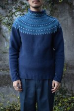 画像1: 90's Eddie Bauer nordic sweater (1)