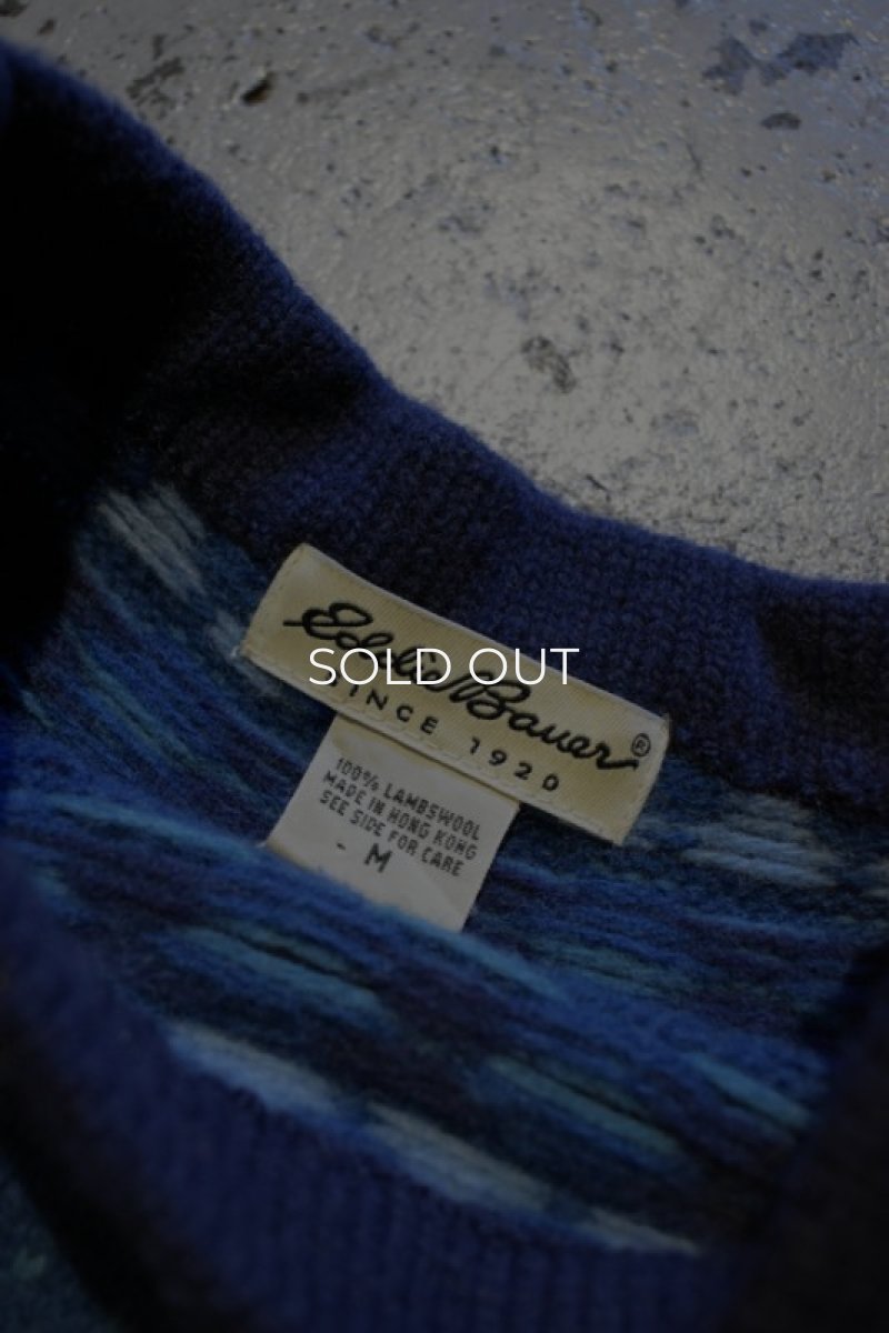 画像9: 90's Eddie Bauer nordic sweater (9)