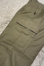 画像12: [DEADSTOCK] 80-90's GERMAN ARMY Moleskin Cargo Pants (12)