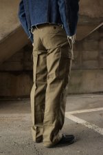 画像4: [DEADSTOCK] 80-90's GERMAN ARMY Moleskin Cargo Pants (4)