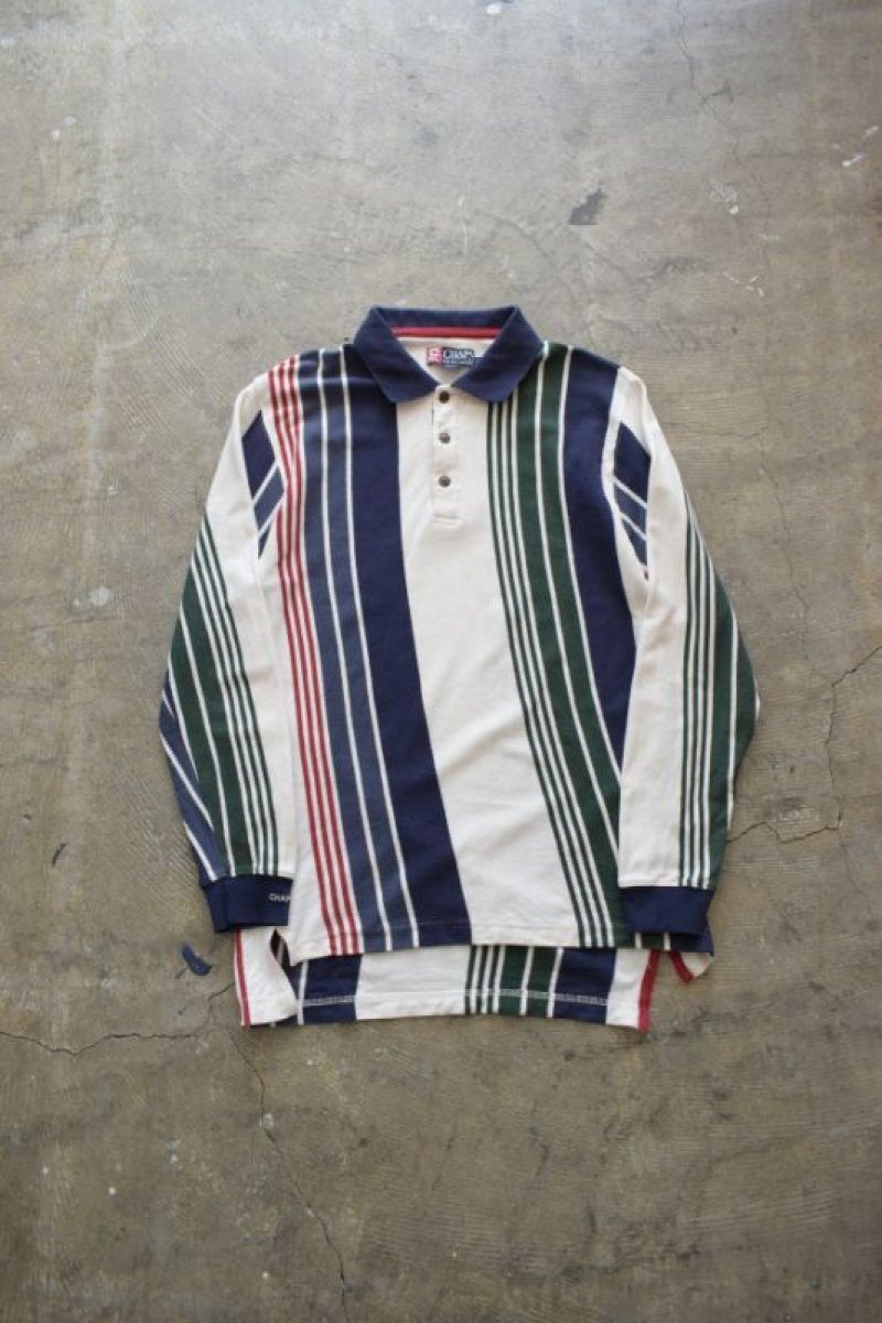 画像5: CHAPS Ralph Lauren L/S stripe polo shirt (5)