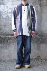 画像4: CHAPS Ralph Lauren L/S stripe polo shirt (4)