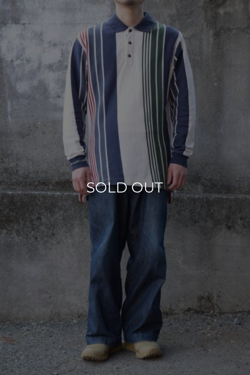 画像4: CHAPS Ralph Lauren L/S stripe polo shirt (4)