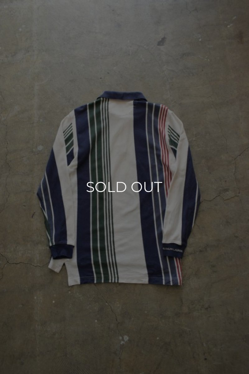 画像14: CHAPS Ralph Lauren L/S stripe polo shirt (14)