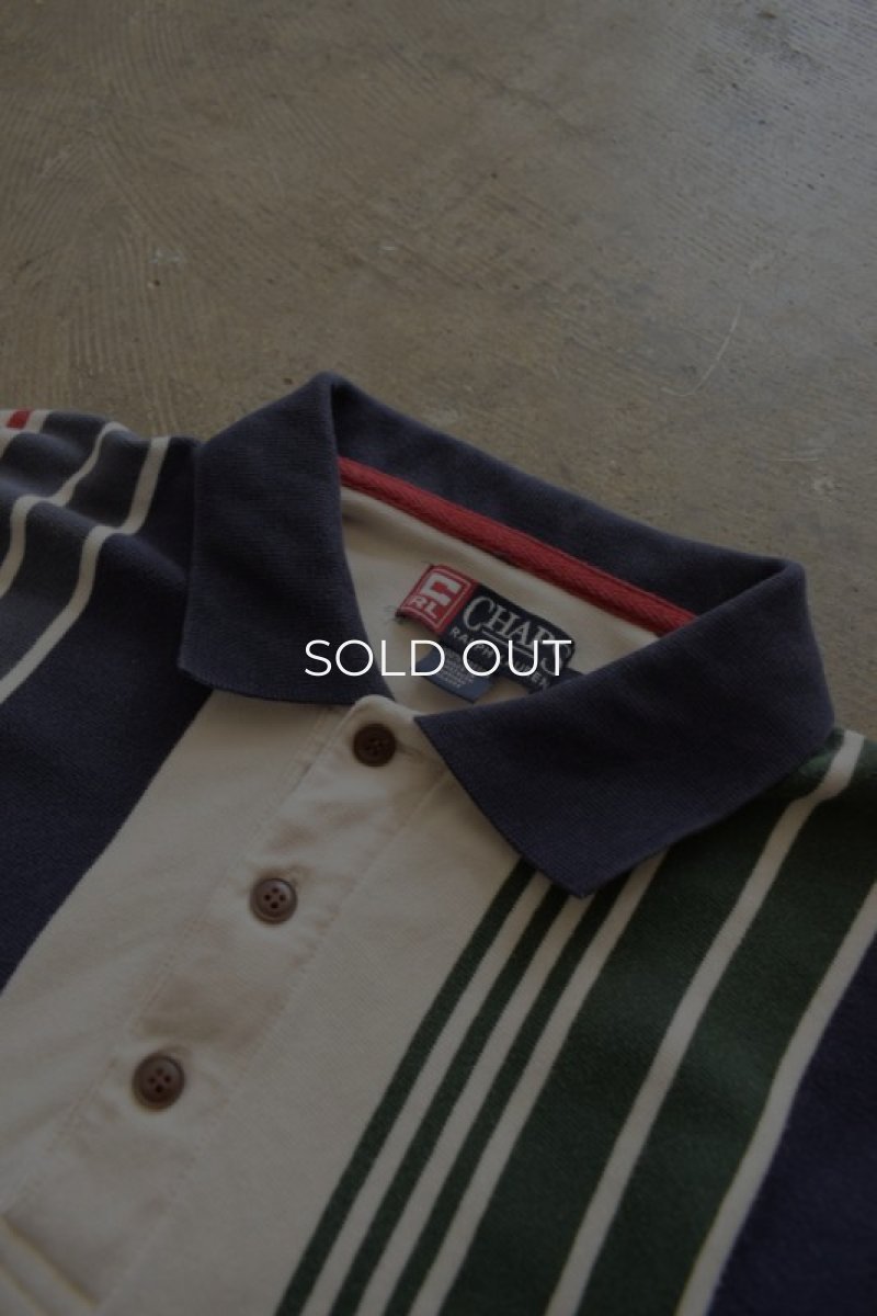 画像8: CHAPS Ralph Lauren L/S stripe polo shirt (8)