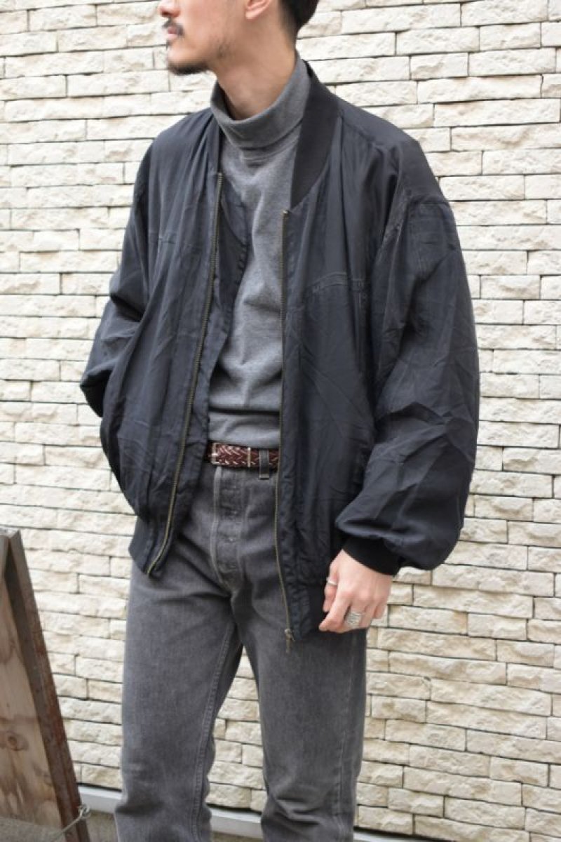 画像1: Cartouche silk blouson