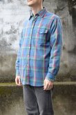 画像2: 80's Woolrich check flannel shirt (2)