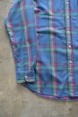 画像7: 80's Woolrich check flannel shirt (7)
