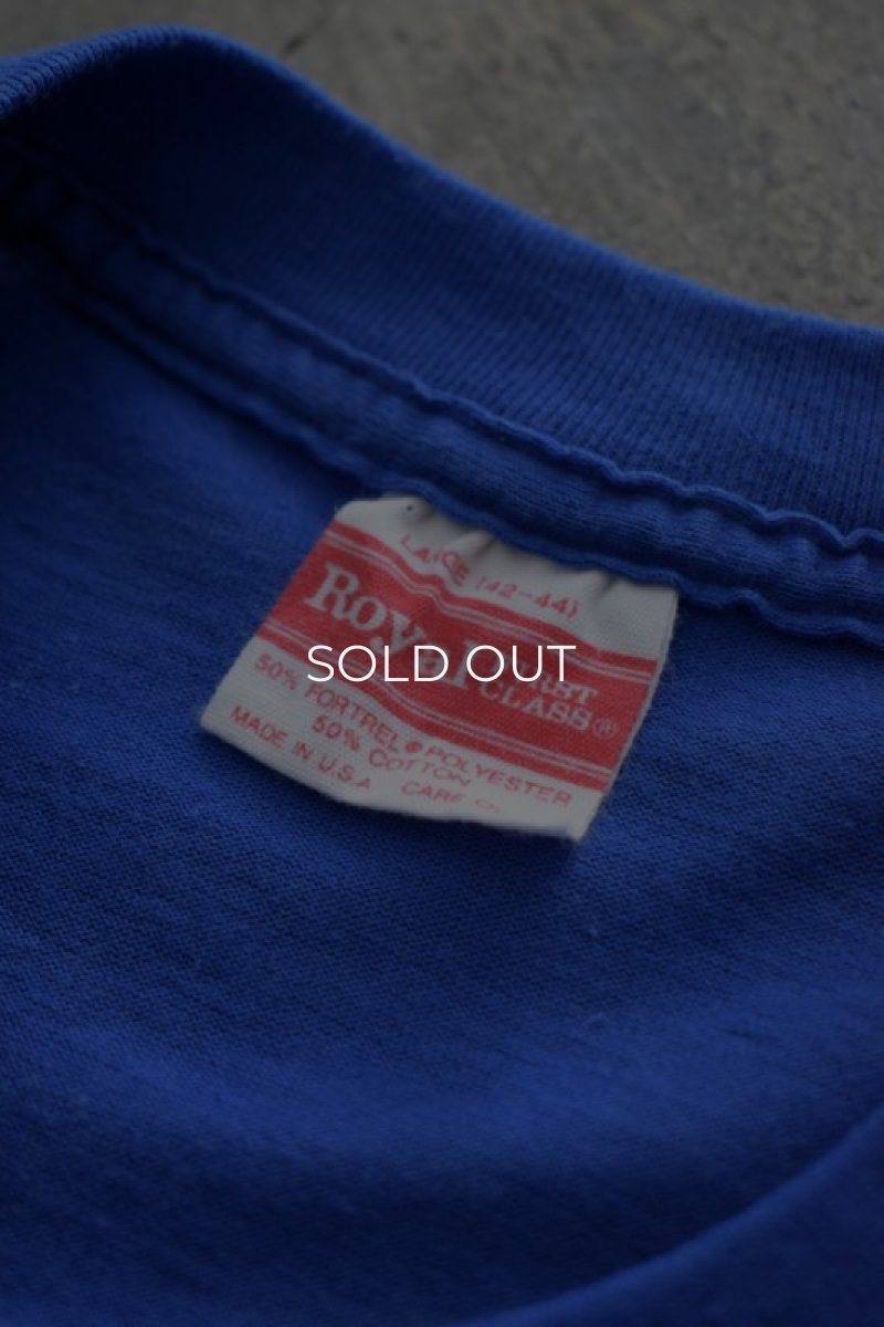 画像10: [NOS] 80's Royal FIRST CLASS S/S print tee -made in USA- (10)
