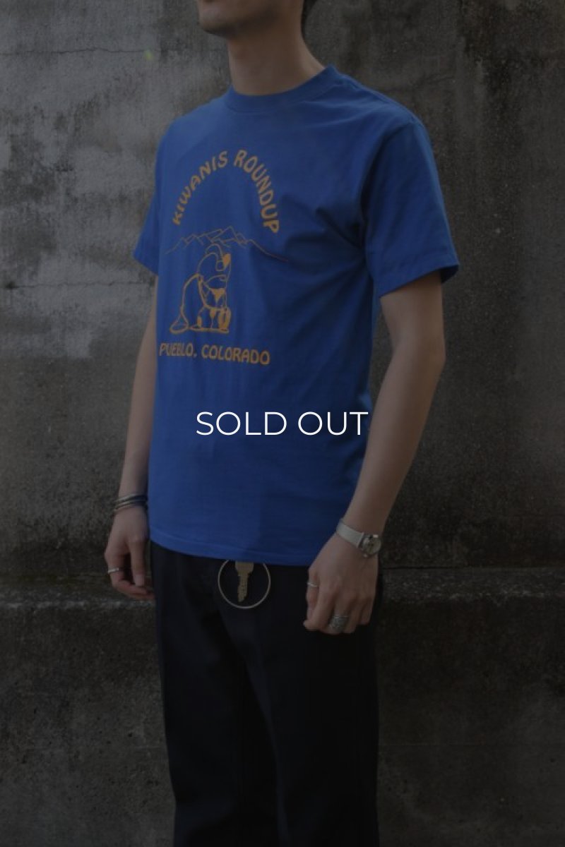 画像2: [NOS] 80's Royal FIRST CLASS S/S print tee -made in USA- (2)