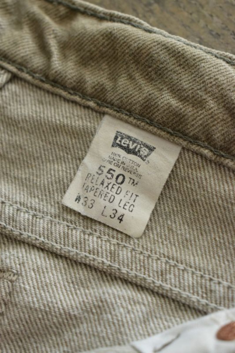 画像13: 90's Levi's 550 denim pants -MADE IN USA- (13)