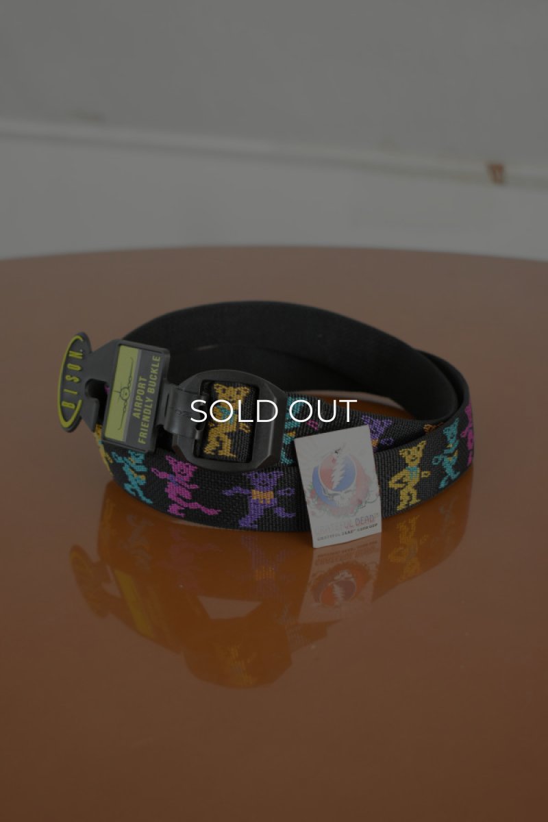 画像13: [NEW] BISON DESIGNS 30mm Elliptagon Buckle Belt "GRATEFUL DEAD" (13)