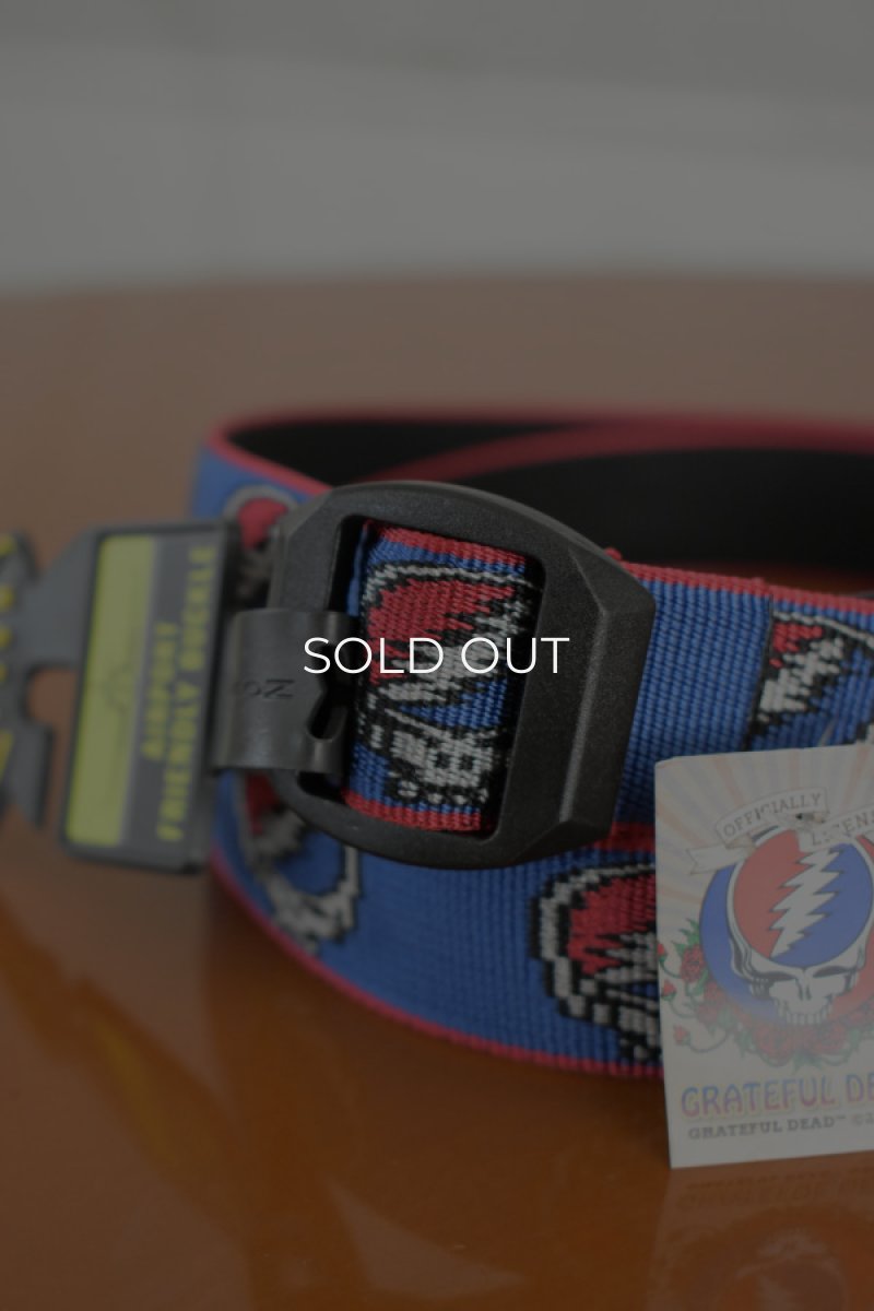 画像5: [NEW] BISON DESIGNS 30mm Elliptagon Buckle Belt "GRATEFUL DEAD" (5)