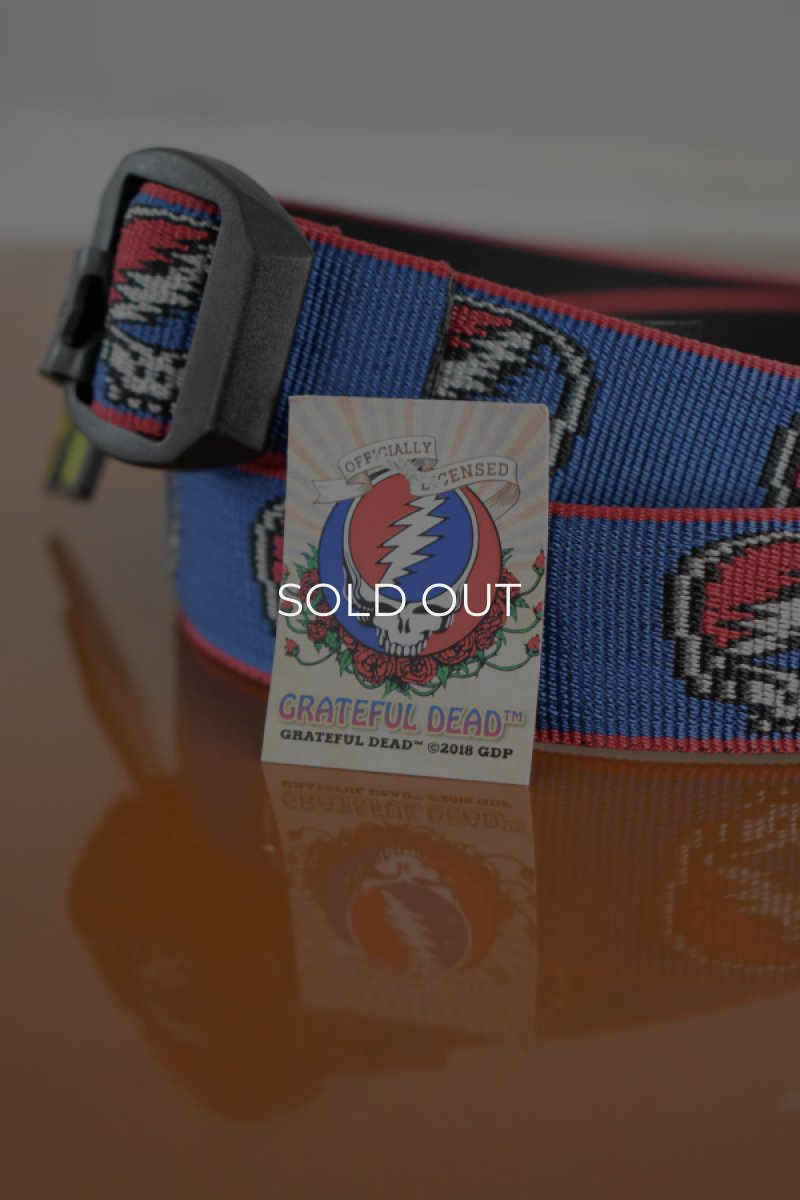 画像6: [NEW] BISON DESIGNS 30mm Elliptagon Buckle Belt "GRATEFUL DEAD" (6)