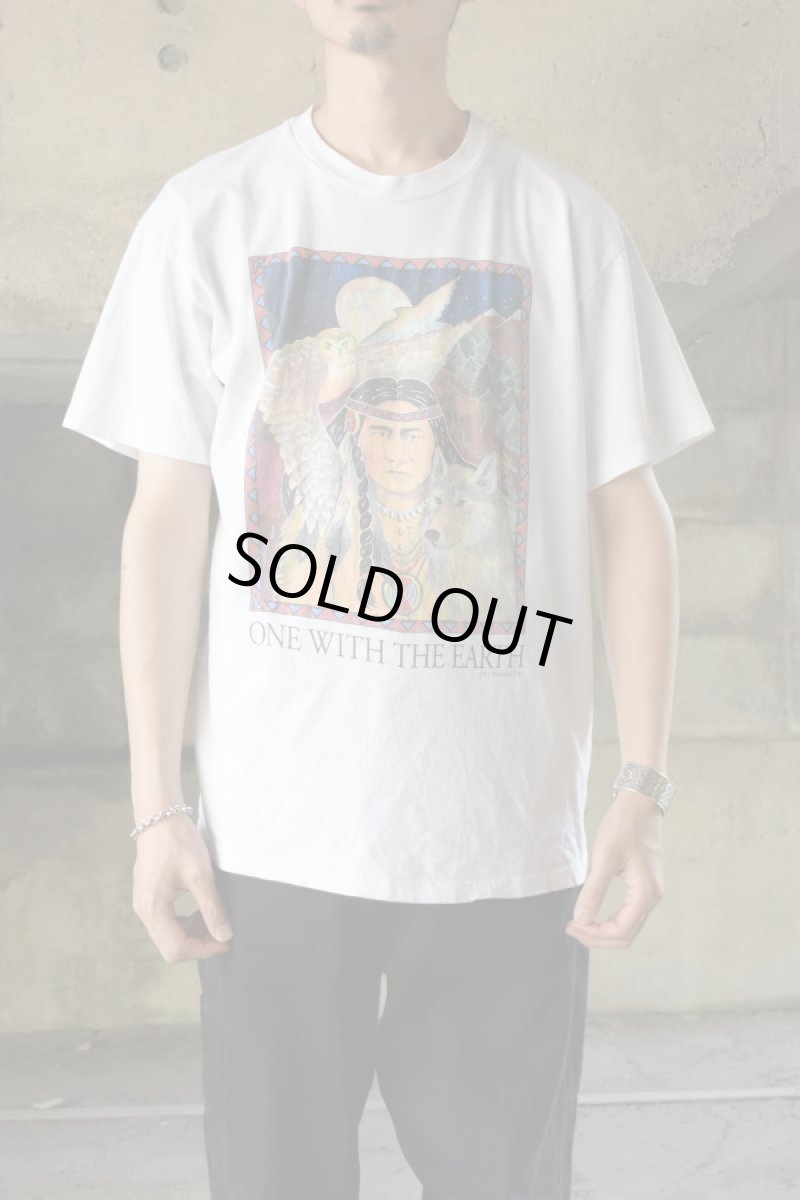画像1: 90's anvil S/S print tee -made in USA- (1)