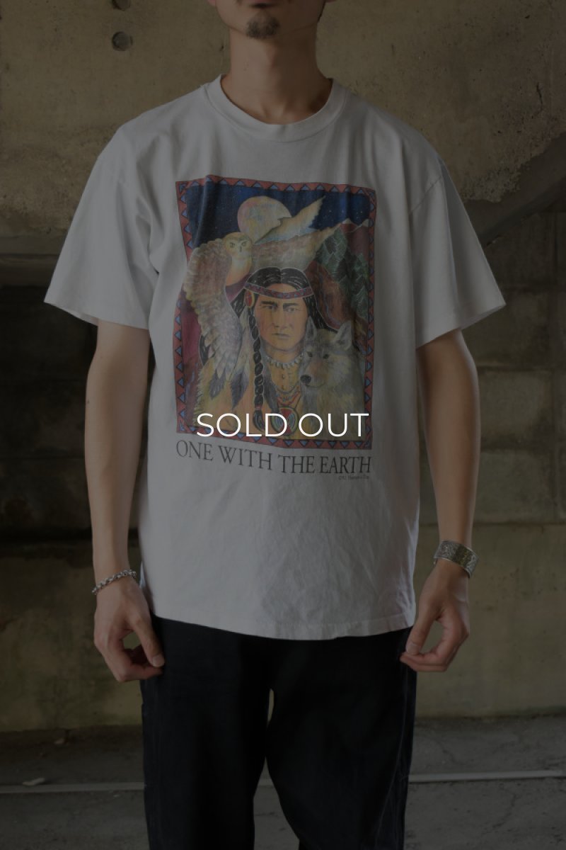 画像1: 90's anvil S/S print tee -made in USA- (1)