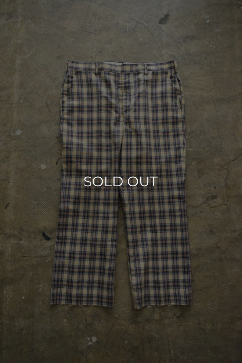 画像7: 70-80's broadcloth check pants (7)