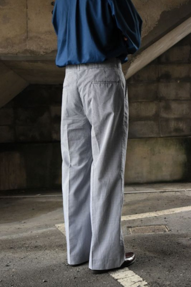 画像3: 70-80's broadcloth check pants (3)