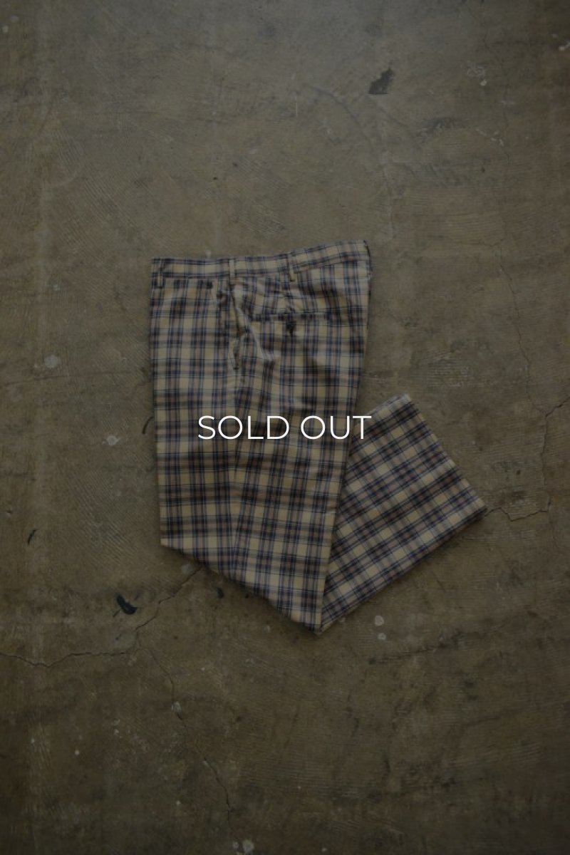 画像5: 70-80's broadcloth check pants (5)