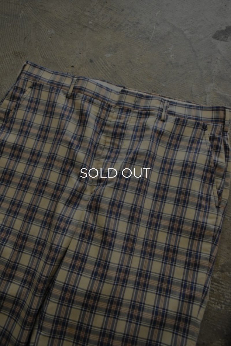 画像10: 70-80's broadcloth check pants (10)