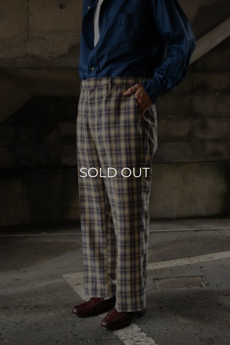 画像2: 70-80's broadcloth check pants (2)