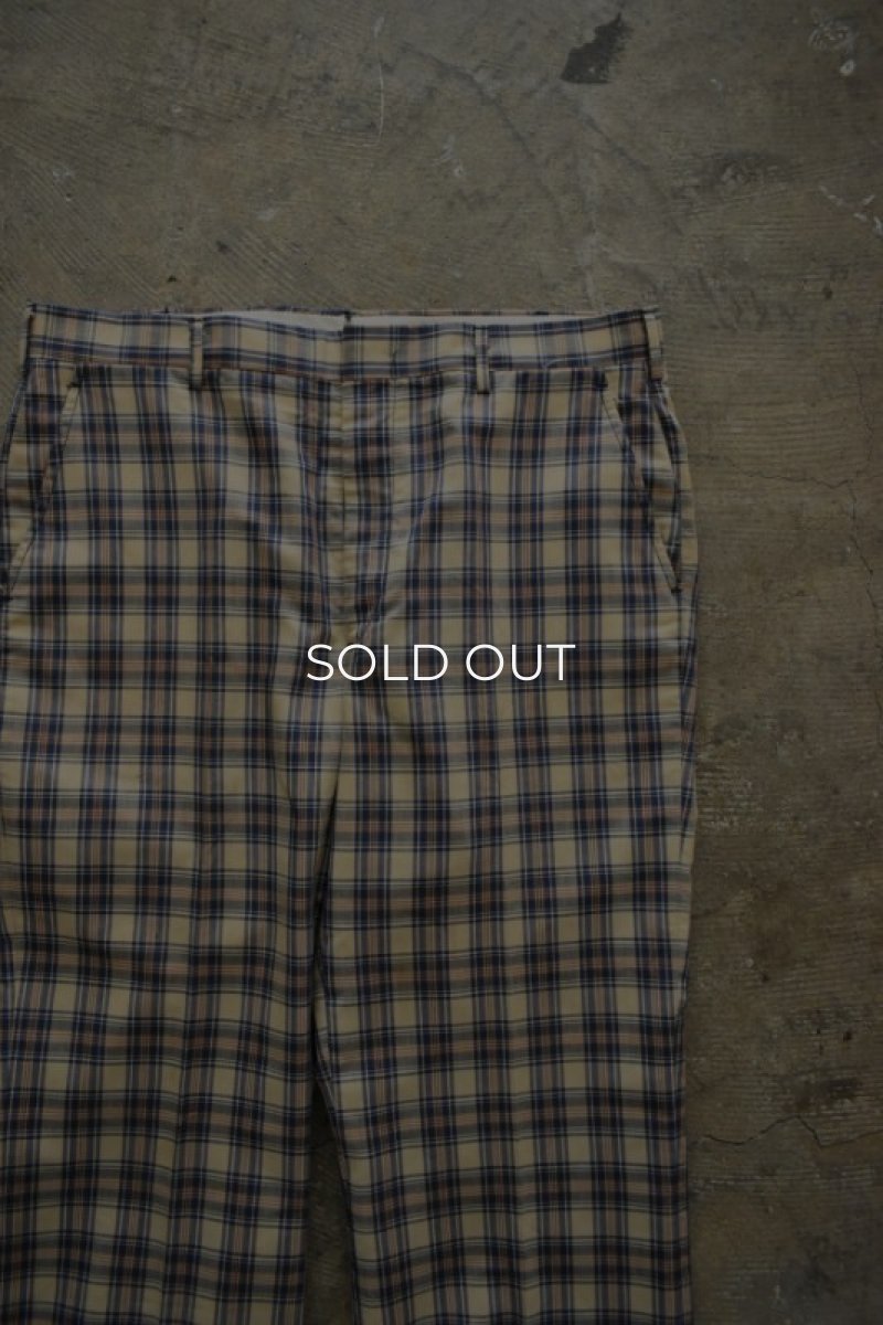 画像8: 70-80's broadcloth check pants (8)