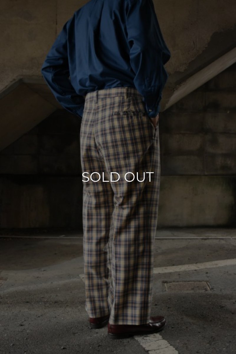 画像3: 70-80's broadcloth check pants (3)