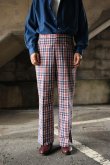 画像1: 70-80's broadcloth check pants (1)