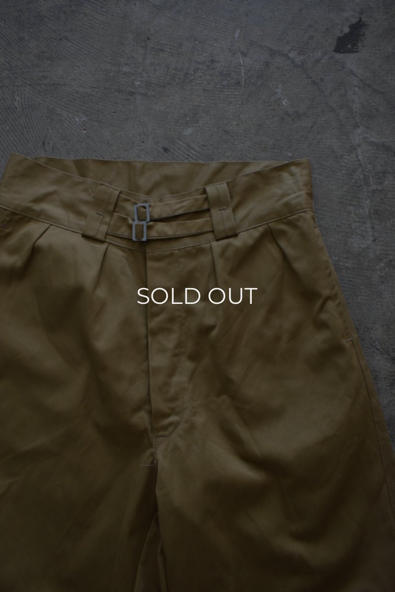 画像6: [DEADSTOCK] 90's ITALIAN ARMY gurkha shorts -cotton twill- (6)