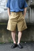 画像1: [DEADSTOCK] 90's ITALIAN ARMY gurkha shorts -cotton sateen- (1)