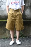 画像1: [DEADSTOCK] 90's ITALIAN ARMY gurkha shorts -cotton twill- (1)