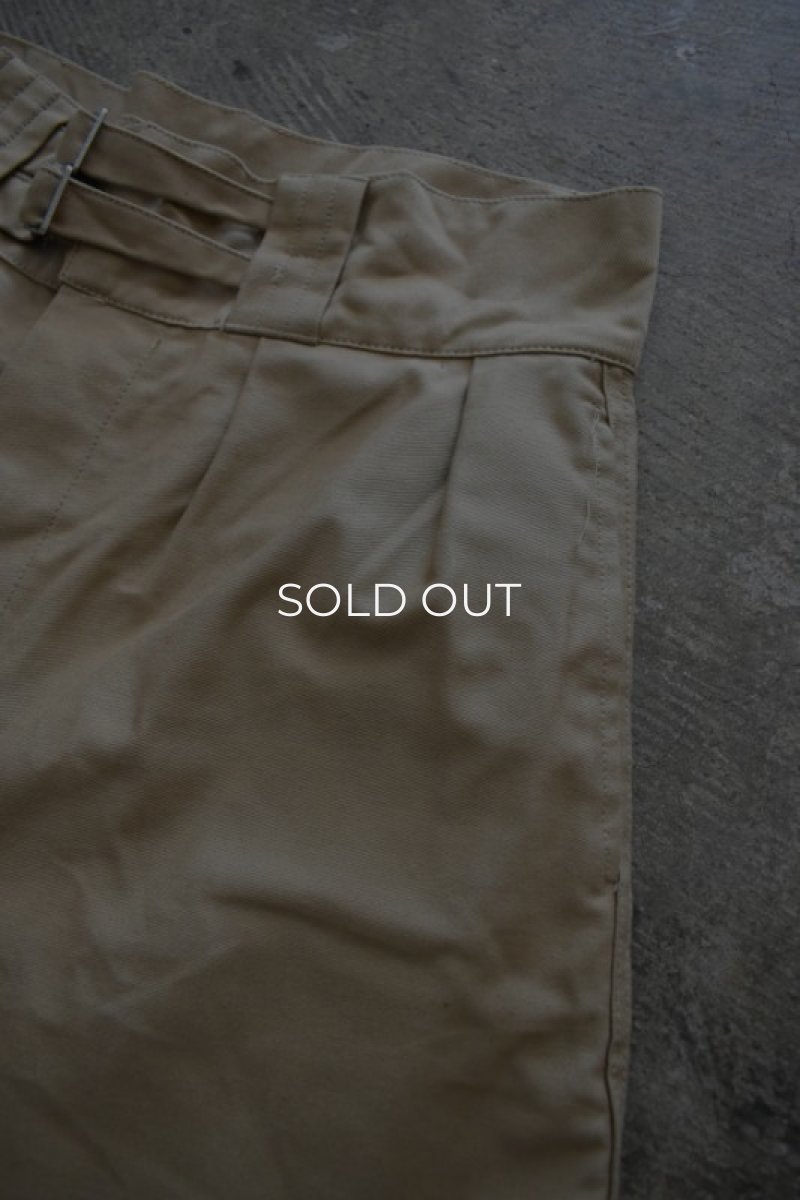 画像9: [DEADSTOCK] 90's ITALIAN ARMY gurkha shorts -cotton sateen- (9)