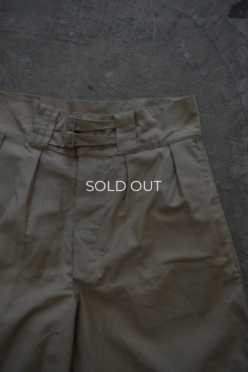 画像6: [DEADSTOCK] 90's ITALIAN ARMY gurkha shorts -cotton sateen- (6)