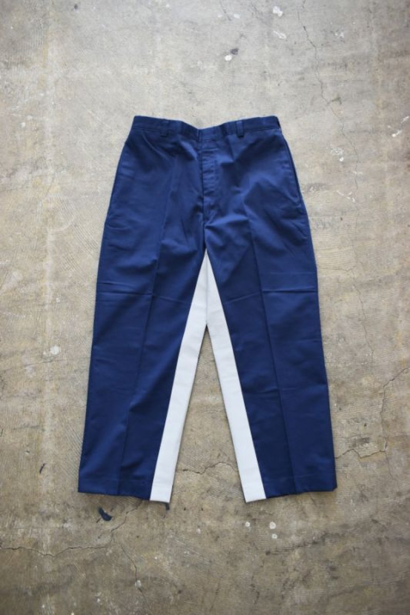 画像12: 〚TEXTURES〛 Inside Stripe Slacks - Navy × Reflector - (12)