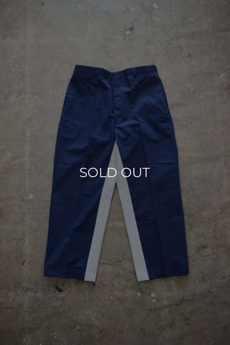 画像12: 〚TEXTURES〛 Inside Stripe Slacks - Navy × Reflector - (12)