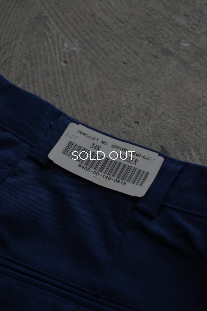 画像21: 〚TEXTURES〛 Inside Stripe Slacks - Navy × Reflector - (21)