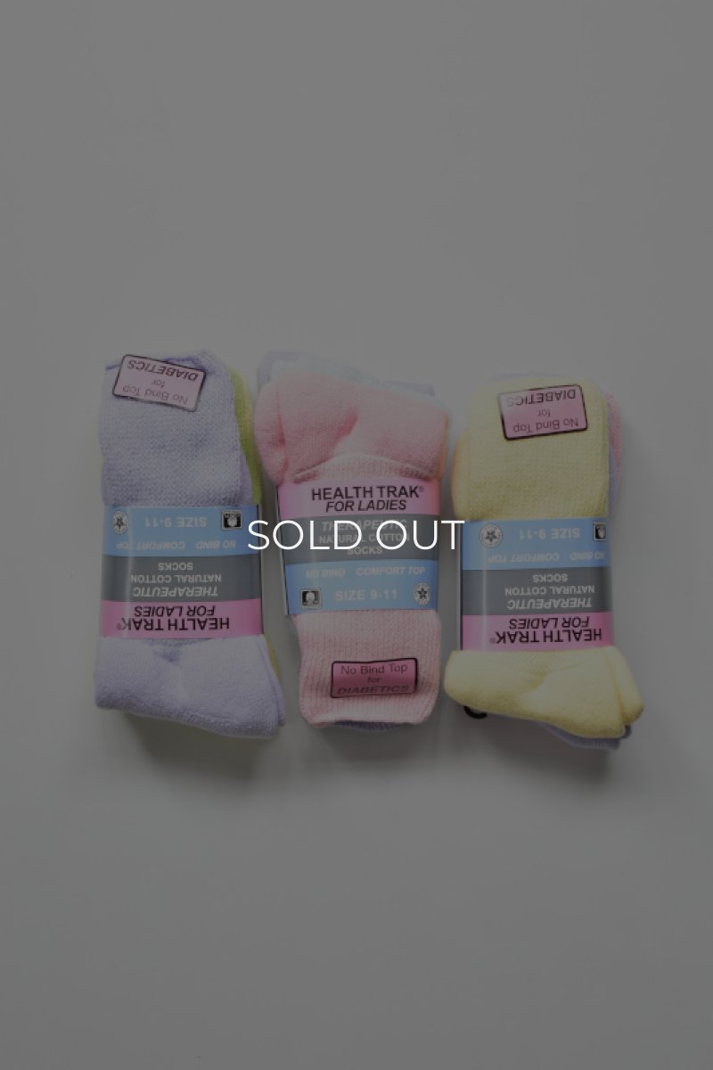 画像1: [NEW] RAILROAD SOCK HEALTHTRAK WOMEN'S THERAPEUTIC 3P -ASSORTED- (1)