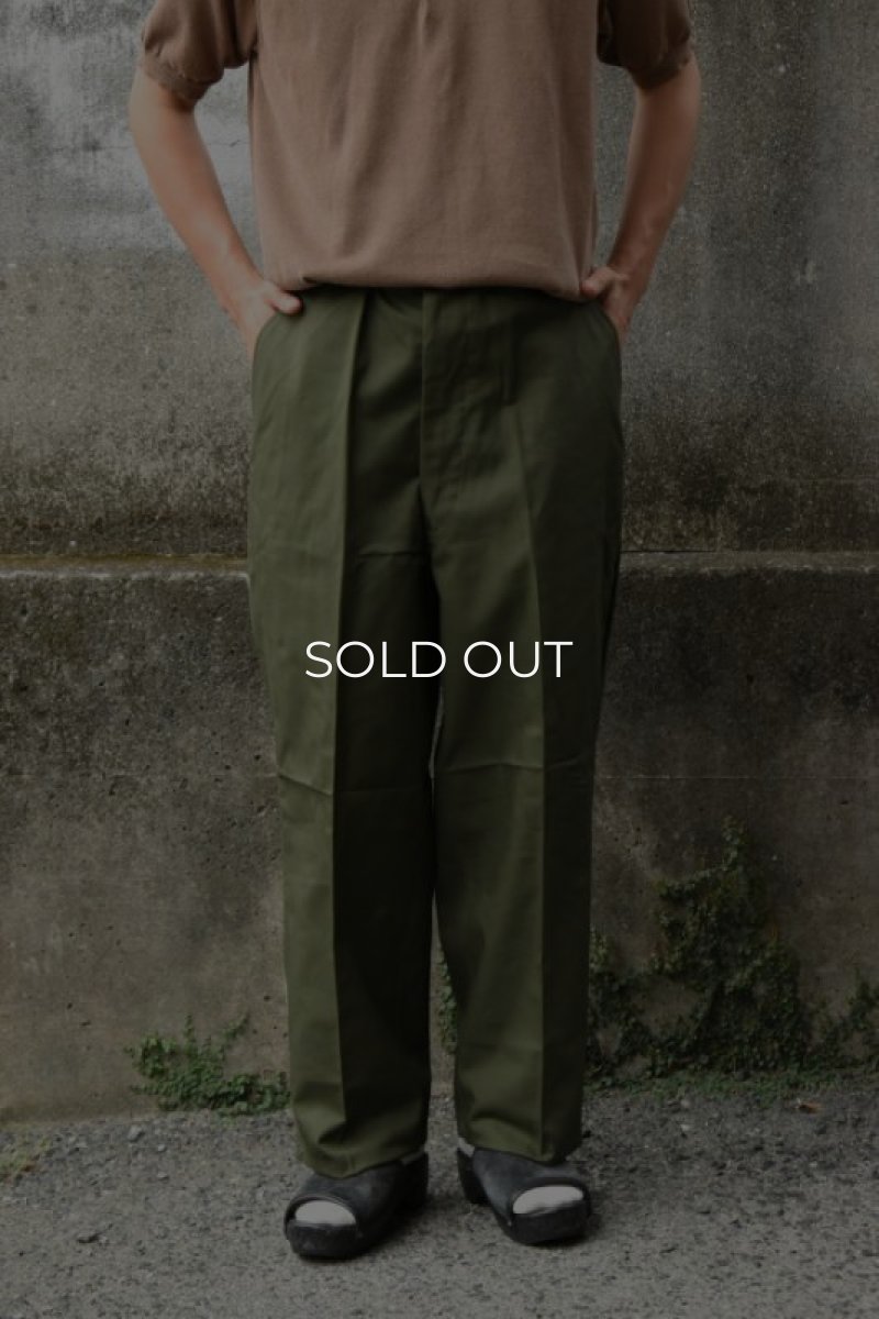 画像1: [DEADSTOCK] 80's US ARMY utility trousers (1)