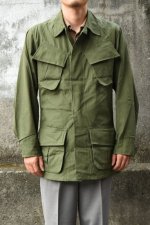 画像1: [DEADSTOCK] 70's US ARMY jungle fatigue jacket (1)
