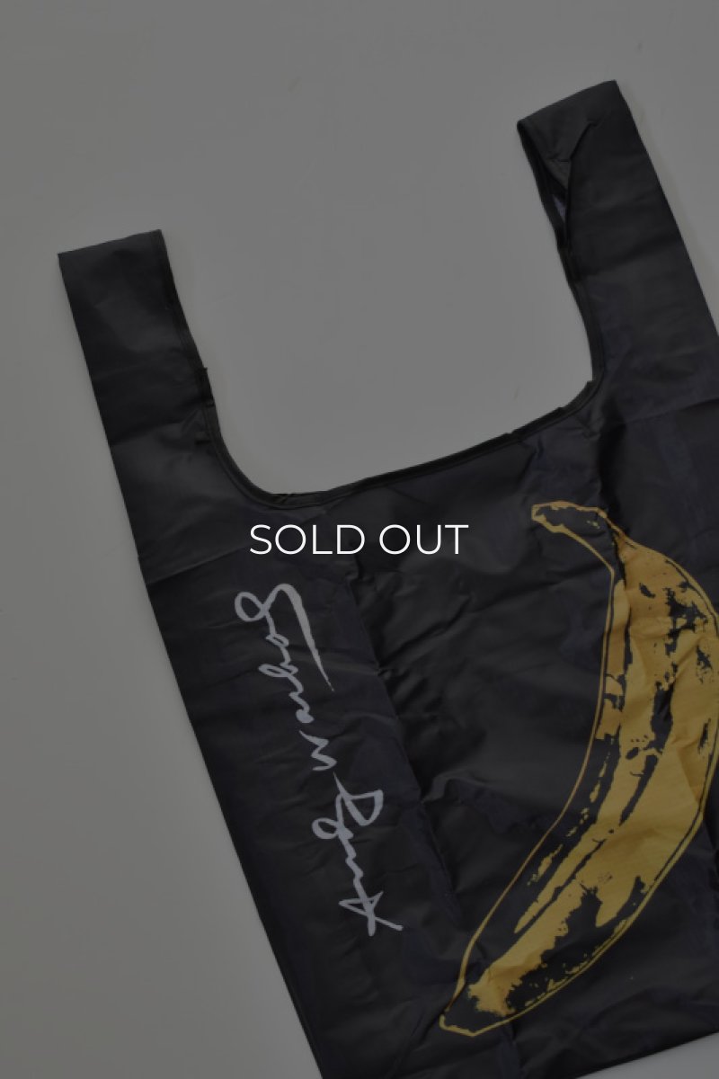画像2: [NEW] Chronicle Books (クロニクルブックス) PACKABLE TOTE -ANDY WARHOL- [BANANA] (2)