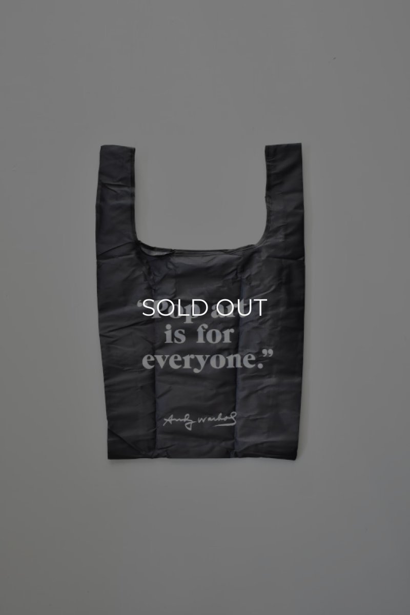 画像4: [NEW] Chronicle Books (クロニクルブックス) PACKABLE TOTE -ANDY WARHOL- [BANANA] (4)