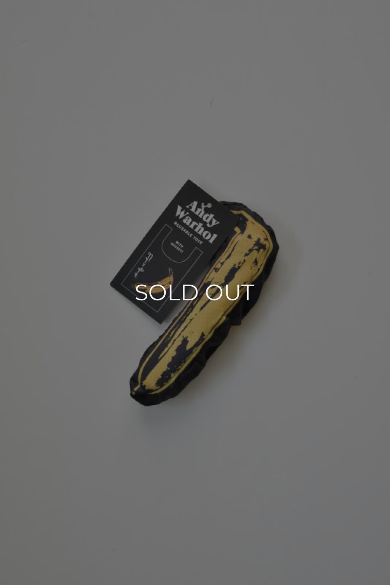 画像5: [NEW] Chronicle Books (クロニクルブックス) PACKABLE TOTE -ANDY WARHOL- [BANANA] (5)