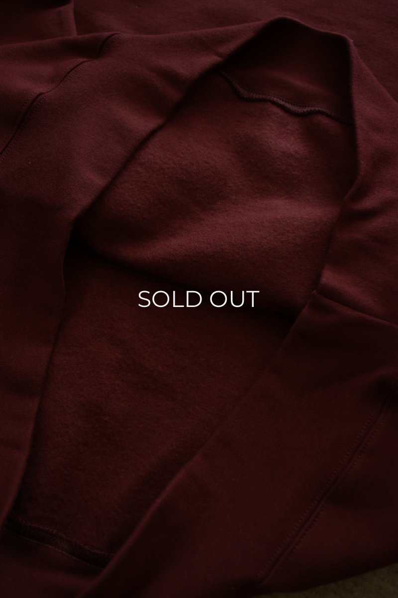 画像12: [NEW] Hanes crew neck sweat shirt -MAROON- (12)