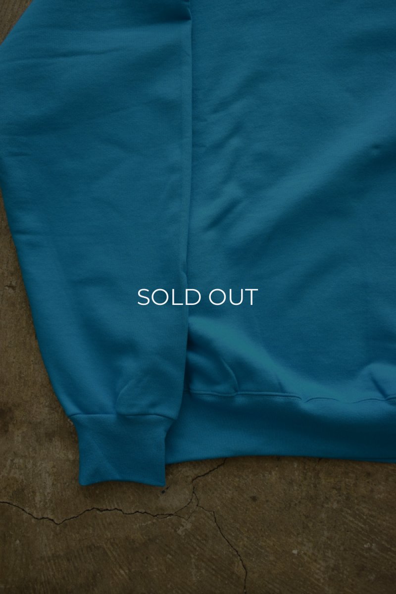 画像7: [NEW] Hanes crew neck sweat shirt -TEAL- (7)