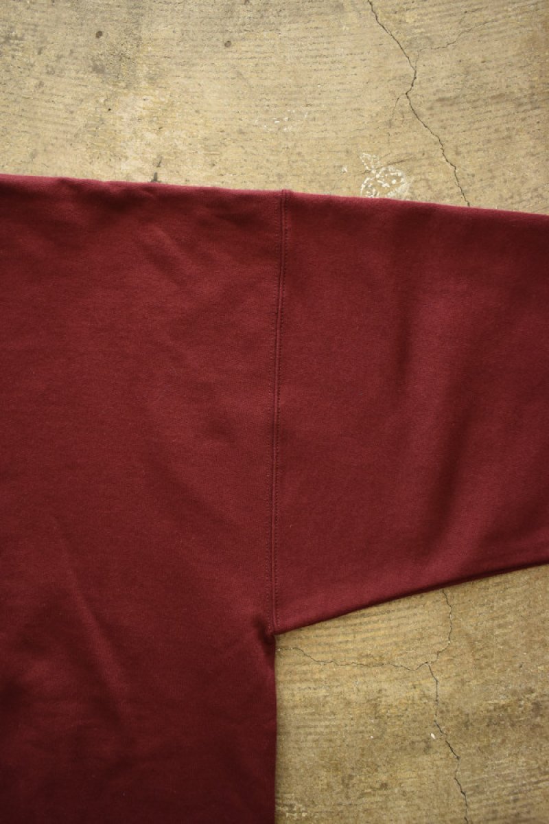 画像10: [NEW] Hanes crew neck sweat shirt -MAROON- (10)