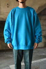 画像1: [NEW] Hanes crew neck sweat shirt -TEAL- (1)