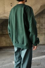 画像3: [NEW] Hanes crew neck sweat shirt -DEEP FOREST- (3)