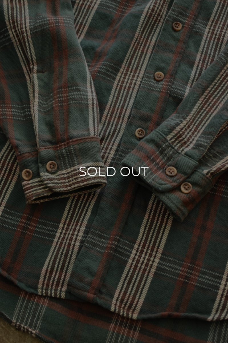 画像13: 90's ST JOHN'S BAY check flannel shirt (13)